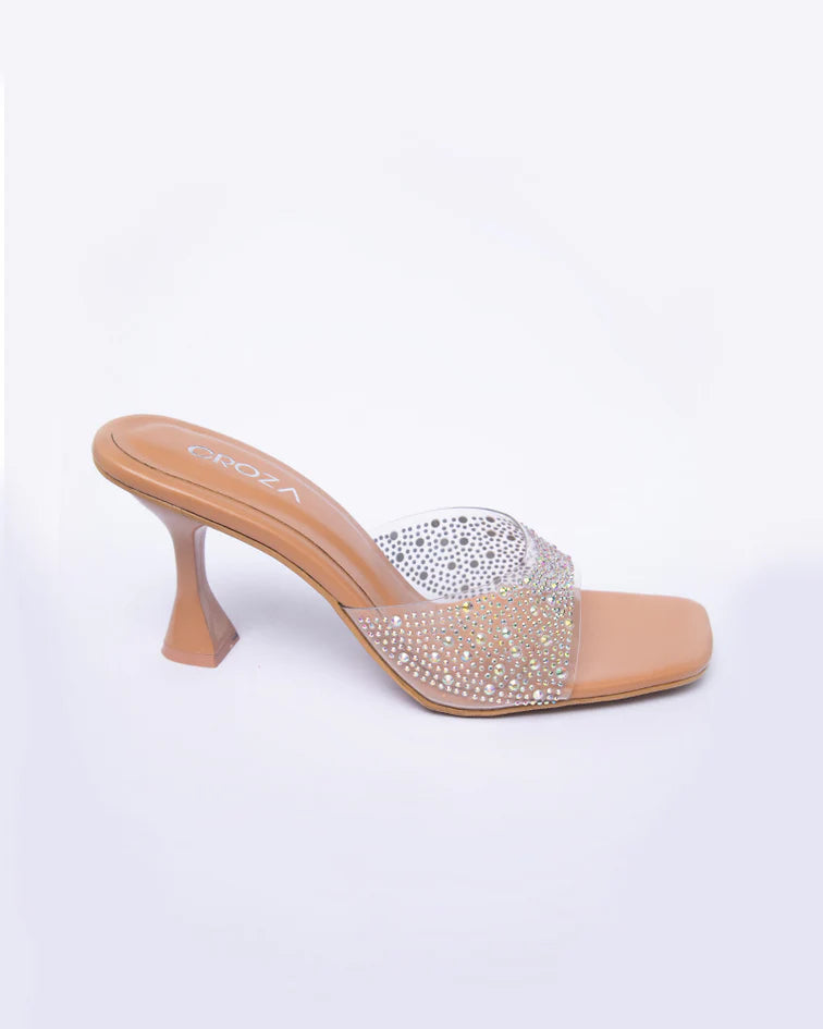 SOPHIA Transparent Crystal Heels