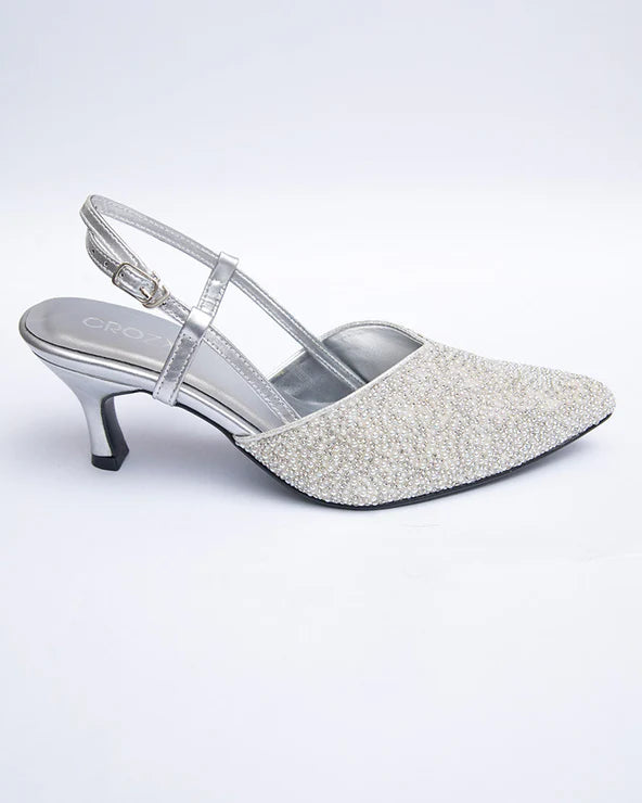 EMILY Crystal spray Mule Heels