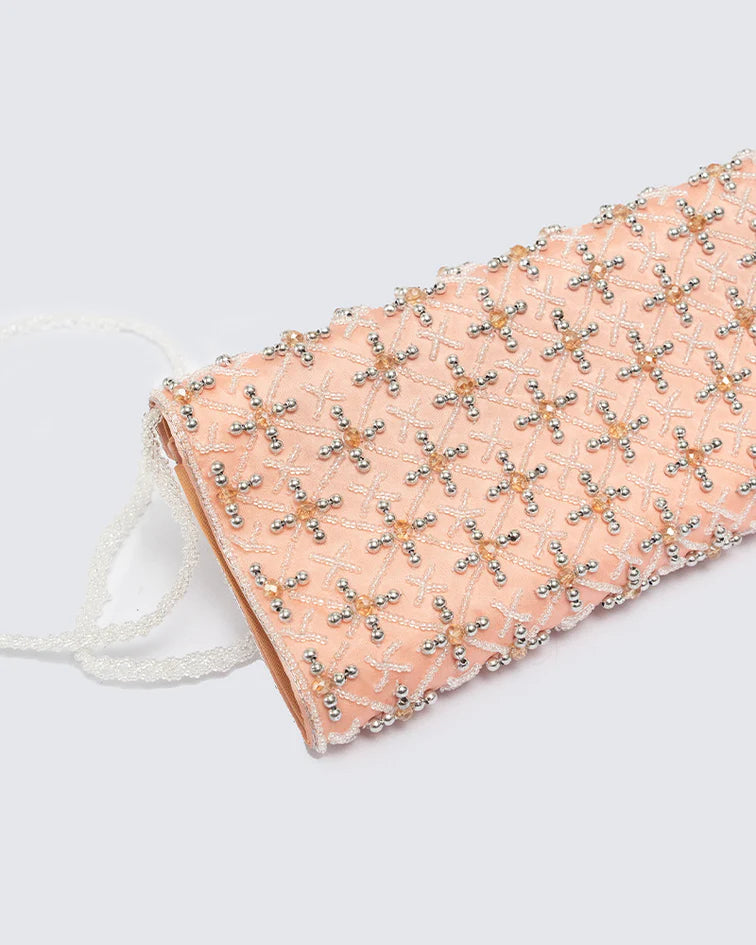 Baby Pink Envelope Clutch